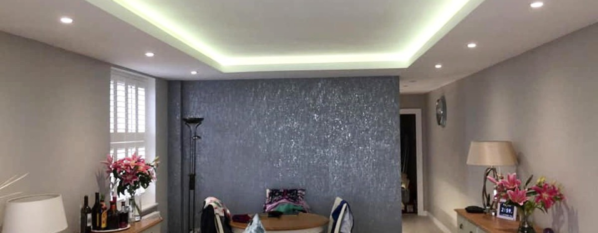 Lighting installation in domestic property